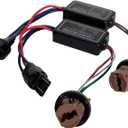 Alady 7443 LED Decoder Canbus Warning Canceller Resistor Fix T20 7444NA LED Bulb Error Code Turn Signal Hyper Flashing Wiring Harness Adapter