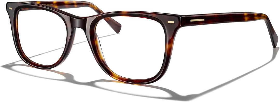 MERRY'S Square Reading Glasses for Men Women Blue Light Blocking Lightweight Full Frame Computer Readers, +2.00x