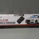 EcoNour Umbrella Windshield Sun Shade for Car | Foldable Umbrella Sun Shield | UV & Heat Protection for Front Window Shade with Storage Pouch | Fits Coupe, Sedan & Hatchbacks | Small 52"x31"