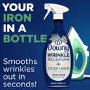 Downy Wrinkle Releaser Spray, All In One Formula, Removes Wrinkles, Static and Odor Eliminator, Crisp Linen Scent, 33.8 Fl Oz, Pack of 2