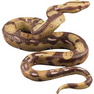 Toyvian Snake Toy Rubber Snake Pranks for Adults High Simulation Rubber Fake Python Model for Garden Props and Halloween Tricky Creepy Prank