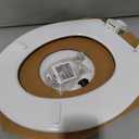 BEMIS 500EC 390 Toilet Seat with Easy Clean & Change Hinges, 1 Pack Round, Cotton White