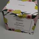 Porseme 500ml Essential Oil Diffuser Silver Plated Glass Aromatherapy Ultrasonic Humidifier - Auto Shut-Off, BPA Free for Home Hotel Yoga SPA Gift