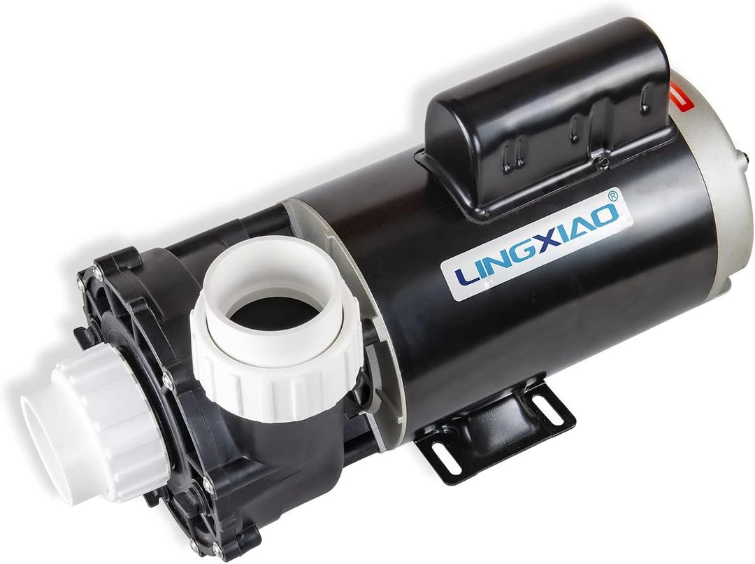 WUA200-II SPA Pump, 2 Speed Hot Tub Pumps 2HP - LX SPA Pump Motor 220V-240V, 2" Port, 56 Frame (Mode:56WUA200-II