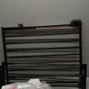 Frisco Steel Extra Wide Auto-Close Dog Gate, Black, 30-in