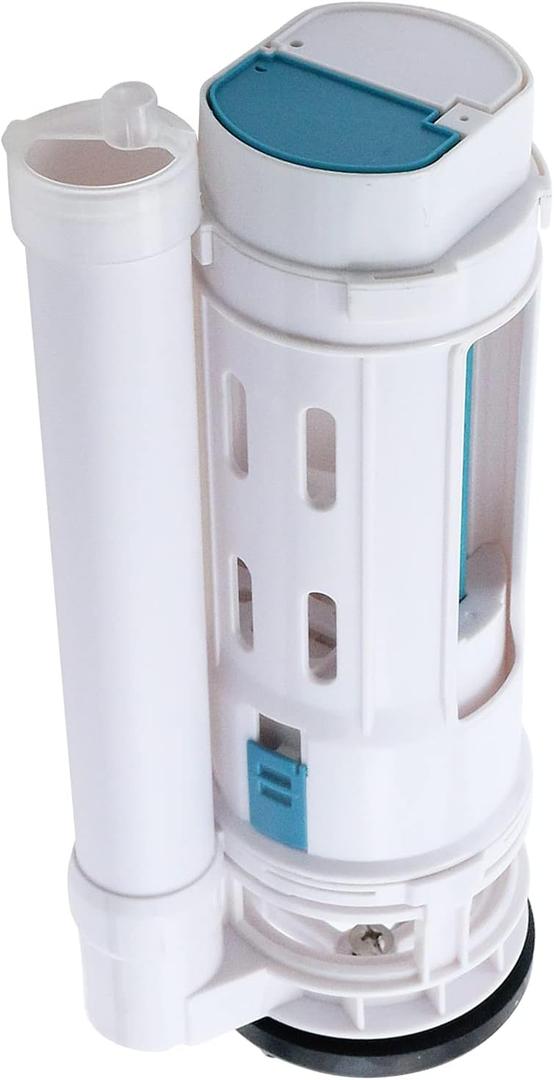 T Tulead Toilet Push Button Valve Replacement Flush Toilet Dual Flush Drain Valve 250mm/9.84" Height, Fit for Drainage Hole 65-70mm/2.56"-2.75", for Toilet Tank Height 10.24"-11.4" (H: 250mm)