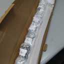 TEAKMAMA Ceiling Curtain Track with Roller Hooks and Clips,White,3ft-6ft