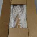 KI Store White Dripping Sequin Christmas Tree Picks Spray 6pcs Cascading Christmas Picks for Xmas Tree Garland Decorations