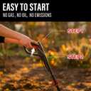 MZK 40V 12-inch Cordless Garden Tiller, 12In Width and 8.6In Depth Garden Rototiller,Battery Powered Garden Cultivator for Lawn/Gardening/Soil Cultivation(2 * 4.0Ah Battery&Charger Included),TC12D02