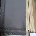 VECELO Upholstered Bed with Adjustable Headboard, No Box Spring Needed Platform Bed Frame, Bed Frame Gray Twin Bed