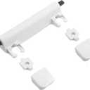 Toilet Seat Parts, Toilet Cover Repair Kit 1150464-0/1109093-0 Hinge Kit Hinges Assembly for Elongated Toilet Seat Compatible with Kohler