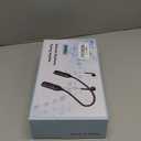 WallarGe Neckband Hearing Amplifier for Conversation or TV Watching, Bluetooth 5.3 with Microphone, 35 Hours of Listening Time, Digital Hearing Amplifier for Seniors Adults with Volume Control (Black01)