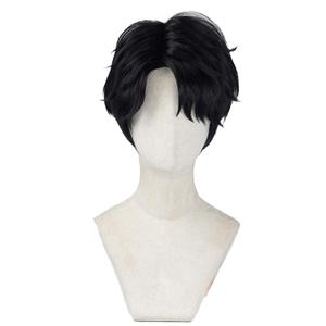 Black Kp Group Dance Wig Halloween Costume Hair Cover for Parties Stage Performances（Black）