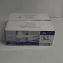 Ceiling Fans with Lights, 42 Inch Low Profile Ceiling Fan with Light and Remote/App Control, Flush Mount, Reversible, 3CCT, Dimmable, Noiseless, Black Ceiling Fan for Indoor/Outdoor Use, Black 