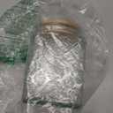 25.3oz Airtight Square Glass Jar, Vintage Decorative Storage Canister with Bamboo Lid, Glass Food Storage Container for Candy Snack Cookies Coffee Tea Nuts, Cute Jar (Square Begonia)