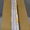 sechars Yellow and Grey Flower Wall Art Floral with Butterfly Paintings Canvas Prints Modern Bathroom Bedroom Decor Artwork (Yellow)