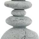Aquarium Decor,7-Stone Mini Stacked Zen Rock Stone Decor Balanced Stones Cairn Statue for Garden, Fish Tank, and Micro Landscape (3.7" H)