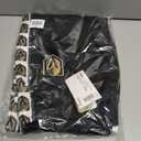 FOCO Men's NHL Team Color Stripe Logo Track Suit Pants (Black, L)