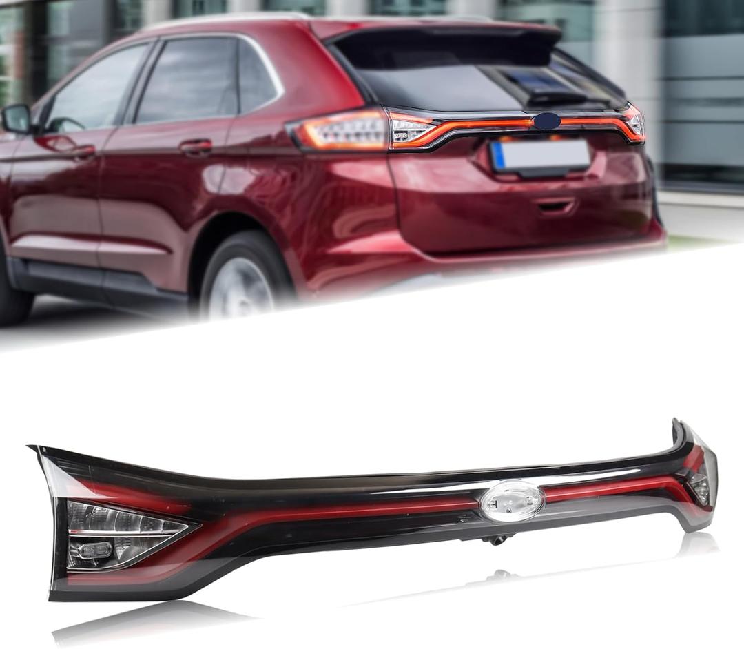 Liftgate Center Tail Light Rear Lamp Assembly Compatible for 2015-2018 Ford Edge Titanium/Sport Model HT4Z-13A565-J FT4Z-13A565-G