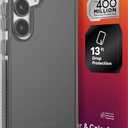 ZAGG Santa Cruz Samsung Galaxy S25+ Case - Slim, 13ft Drop Protection, Wireless Charging Compatible, Graphene Strength, 70% Recycled Material, Anti-Scratch, Secure Grip, Midnight