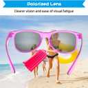 Kids Sunglasses Bulk Party Favors - 24 Packs Boys Girls Sunglasses for Kids Age 3-8 with UV 400 Protection, Neon Sunglasses for Beach Pool Birthday Party Supplies, Great Gift for Kids