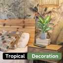 Der Rose JC nateva 16" Small Fake Plants Artificial Tropical Faux Plants Indoor for Office Desk Shelf Bathroom Home Decor