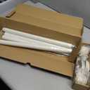 White Farmhouse Curtain Rods for Windows:36-88" Heavy Duty Adjustable Curtain Rod for Bedroom Living Room,Boho Decorative Rustic Drapery Rods with Vintage Coastal Texture Finials,Antique White