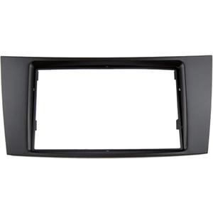 Car Dash Installation Trim Kit DVD Stereo Frame Radio Fascia for Mercedes-Benz E Class W211 2002-2009 CLS Class C219 2004-2010 CD Panel Dash Kit Double Din