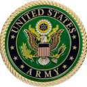 US Army Auto Medallion – 2 Inches Army Metal Logo for Car - US Army Gifts for Soldiers | Army Medallion