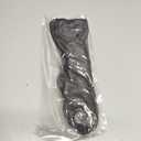 SARLA Invisible Wire Hair Extensions with 3 Clips Short Synthetic Wavy Curly Hairpiece Adjustable Transparent Headband for Women 16 Inch Medium Brown