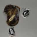 Claw Clip Ponytail Extension 18" Clip in Wavy Ponytail Hair Extensions Long Pony Tails for Women Extensions Ash Blonde Mix Light Brown Wave Hairpiece