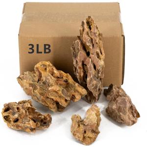 Aquariums Stones Natural Rocks 3lb Aquarium Rock for Fish Tank Aquascaping,Aquariums,Terrariums,Vivariums,Decorative Stone,Reptile Enclosures,Paludariums,and Gardens-2-5 Inch