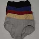 Womens Underwear Cotton Soft Hipster Full Coverage Ladies Stretch Panties  M