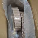 YOUBET 175PCS Pink Scalloped Plastic Plates - Gold Disposable Dinnerware Set Include 50 Plates, 75 Gold Silverware, 25 Cups, 25 Napkins for Party & Wedding & Baby Shower Mothers Day