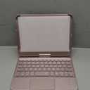 GreenLaw Keyboard Case for iPad mini 7(2024) & Mini 6 (2021) 8.3", Smart Touchpad, 7 Color Backlit, Type-C Rechargeable, 360 Rotate Keyboard Case for iPad mini 7th/6th Generation, Rosegold