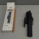 Selfie Stick Travel Tripod for Cell Phone with Remote Control and Phone Holder, Extendable Selfie Stick for iPhone, iPhone Tripod for Video Recording, 50 Inch, Black