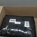 ULTICOR 7-Piece L Shape Sectional Recliner Sofa Covers, Velvet Stretch Reclining Couch Covers for Sofa, Thick, Soft, Washable (Black, 5 Seat Cover)