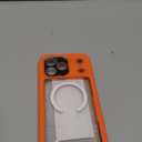 GOLDJU Magnetic for iPhone 17 Pro Max Case-Waterproof, Built-in Screen & Camera Protector-IP68 Underwater Full Body 16FT Military Dropproof Shockproof Case for 17 Pro Max 6.9''- Orange