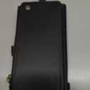 Defencase Compatible with iPhone 16 Pro Max Case Wallet with RFID Blocking Card Holder for Woman Men, PU Leather Magnetic Snap Flip Zipper Strap Wallet Phone Case Fit for iPhone 16 Pro Max 6.9", Black