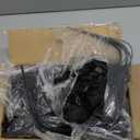 Artificial Rose Flowers Bouquet Realistic Silk Rose Fake Flowers for Wedding Home Centerpieces Party Cemetery Grave Decoration (4 Bouquets, Black)