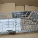 24" Humane Cat Trap for Stray Cats, Live Animal Cage for Feral Kittens, Possum, Raccoon, Rabbit, Armadillo Trap Catch and Release by LifeSupplyUSA
