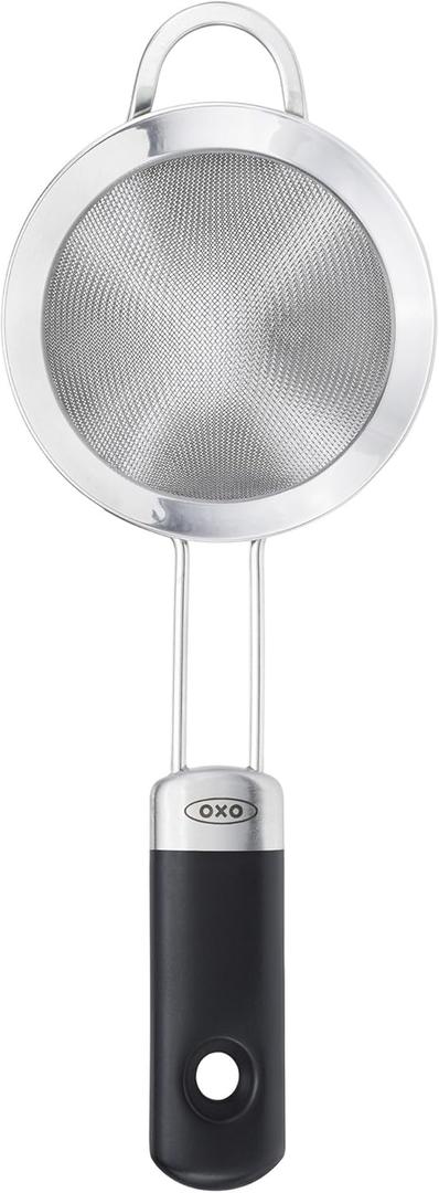 OXO SteeL Fine Mesh Cocktail Strainer, 3-inch,Stainless Steel