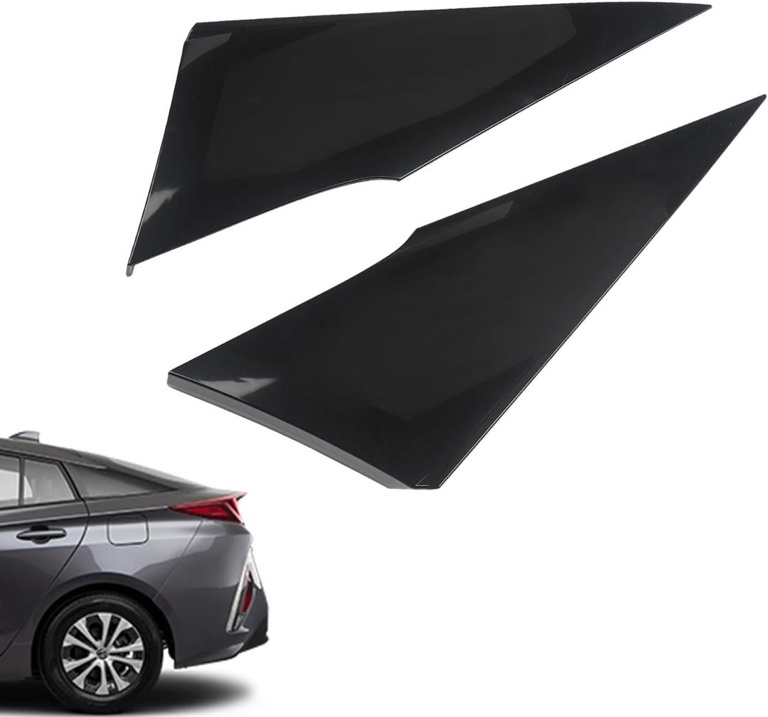 ZONFANT 2 Pcs Left and Right Rear Quarter Molding Cover Compatible with Toyota Vehicle 2016-2021 Prius, Replace#62505-47012 62506-47012