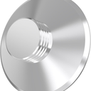 Audiophile 124G/4.3OZ Record Weight Stabilizer Aluminum Turntable Weight Disc Stabilizer Vibration Reducer with Protective Soft Pad for HiFi LP Record Player Tone Arm (Silver)