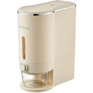 Rice Dispenser With Measuring Cup,Kitchen Grain Storage Container,Pantry&Home Dry Goods Storage Box (22-Pound)