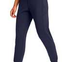 Viodia Women's Joggers with Pockets High Waisted Athletic Workout Yoga Jogger Pants for Women Tapered Sweatpants (X-Large, Navy)