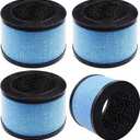 MK01 MK06 Replacement Filter Compatible with AROEVE MK01/MK06 DH-JH01 and ToLife TZ-K1 Air Purifier 4-in-1 True Hepa Replacement Filter Standard Version, 4 Pack, Blue