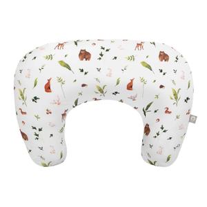 Boppy Nursing Pillow, Neutral Plants and Animals, Larger, More Supportive Pillow for Breastfeeding and Bottle Feeding; Firmer, Higher Lift, Larger Area Than Original Nursing Pillow; JPMA Certified