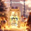 Gifts for Sister - Funny Birthday Christmas Sister Gifts - Mason Jar Night Lights with Warm Lights - Heartfelt Home Decor Gift