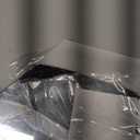 DIY Wall Decals Acrylic Mirror Sticker Set 36Pcs, Hexagon Mirror Wall Stickers for Living Room Bedroom Decor(Blue) (10*8.5*5cm)